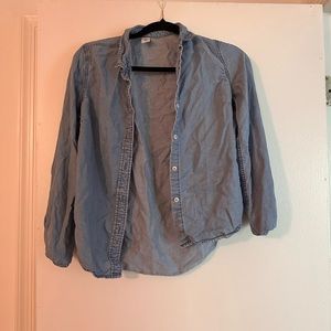 Jean shirt perfect for pumpkin patch season